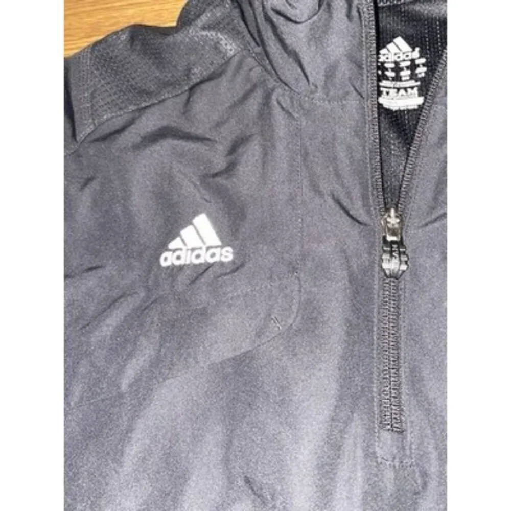 Adidas Wofford Terriers Football Mens 1/4 Zip Long Sleeve Jacket Large - Picture 3 of 5